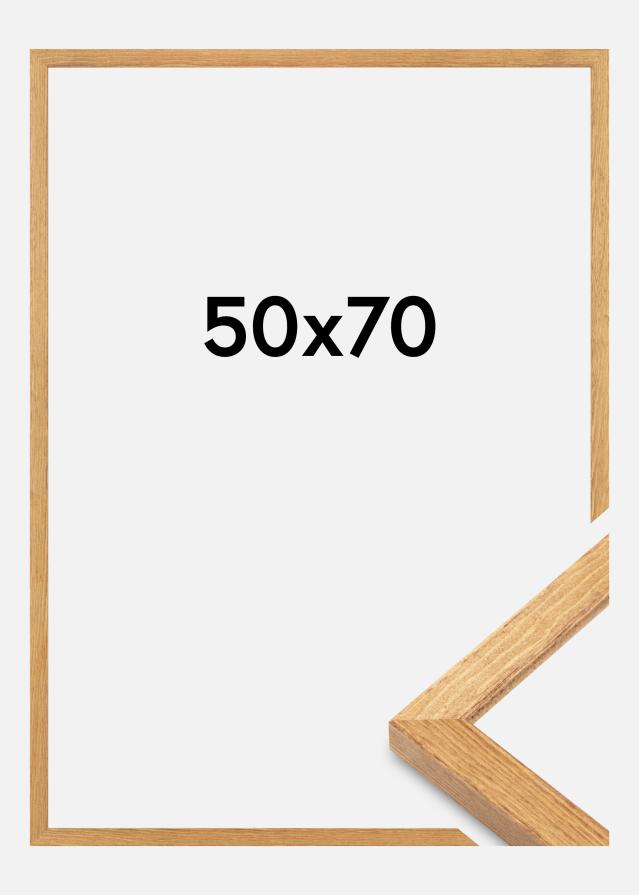 Jämtlands Ramfabrik Frame Tulipa Acrylic Glass Oak 50x70 cm