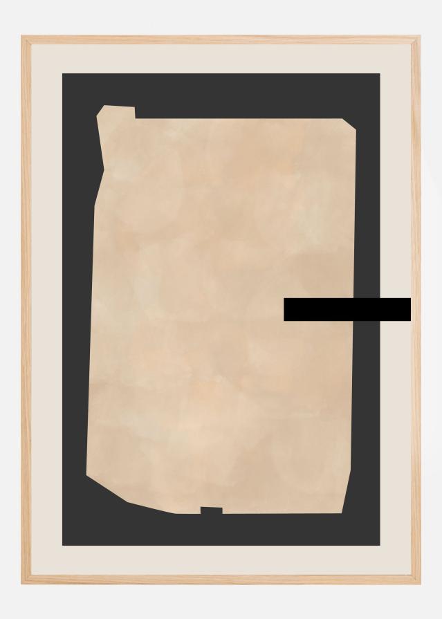 Bildverkstad Abstract Beige Painting Poster