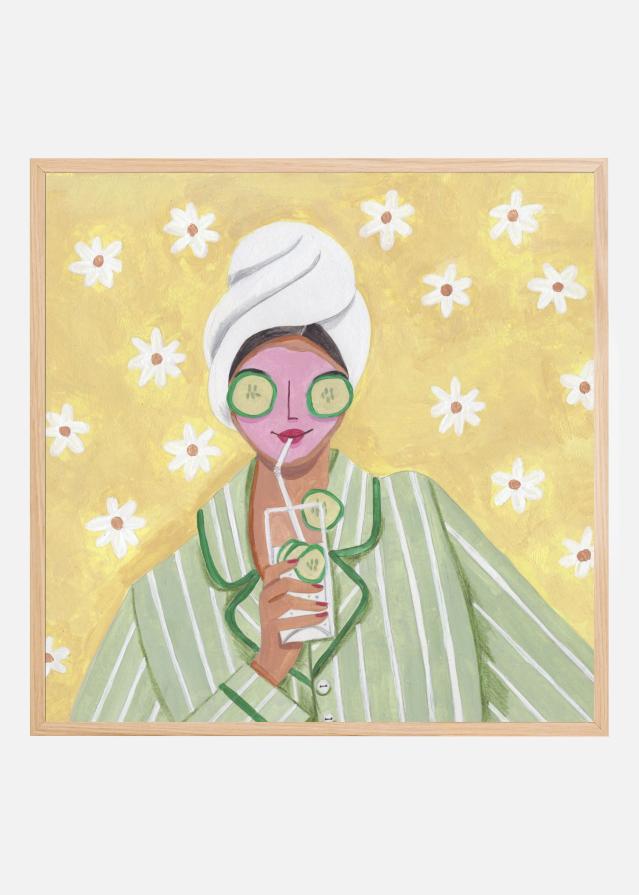 Bildverkstad Woman Relax Time Poster