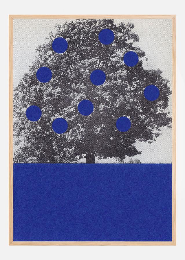 Bildverkstad Blue Fruits Poster
