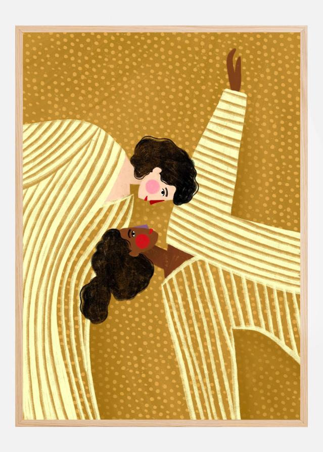 Bildverkstad Two Line Women Poster