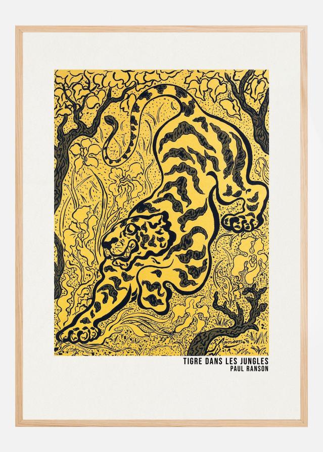 Bildverkstad Tigre Dans Les Jungles Poster