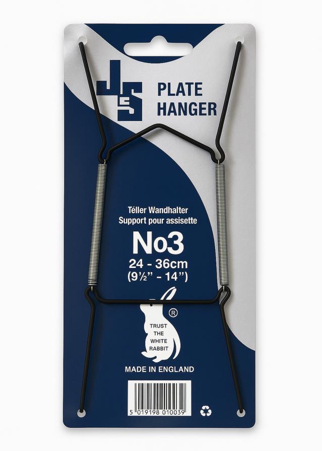 Konstlist Plate hanger Black 28-41 cm