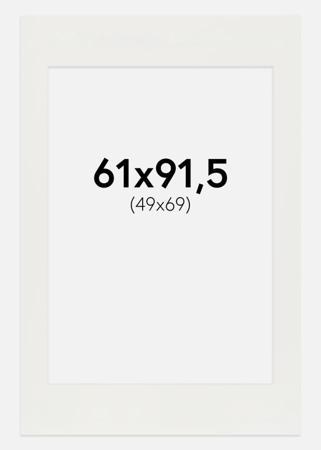 Konstlist Crescent Mount White 3 mm (White Core) 61x91,5 cm (49x69)