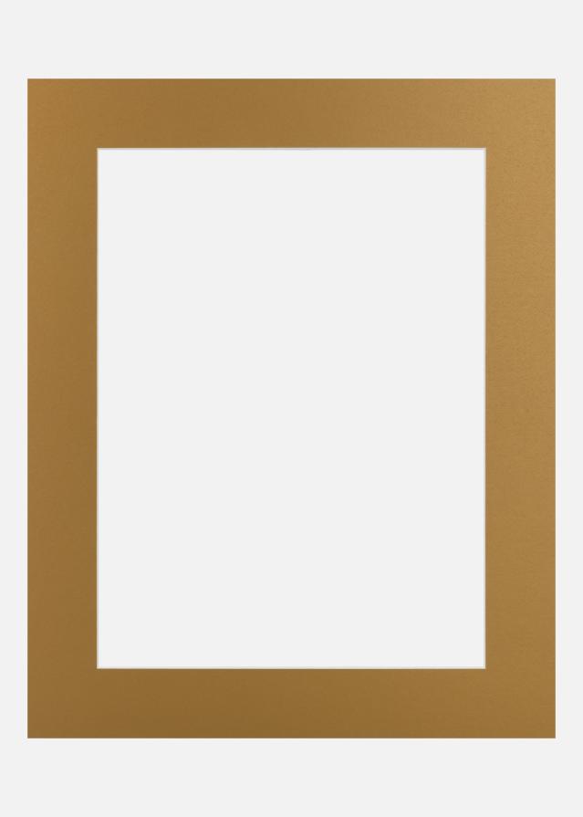 Jämtlands Ramfabrik Mount Brushed Brass Metal (White Core) 40x50 cm (28,7x41 - A3)