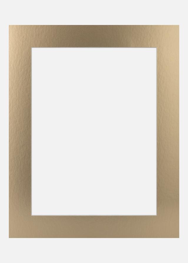 Jämtlands Ramfabrik Mount Gold Metal (White Core) 50x70 cm (39x59)