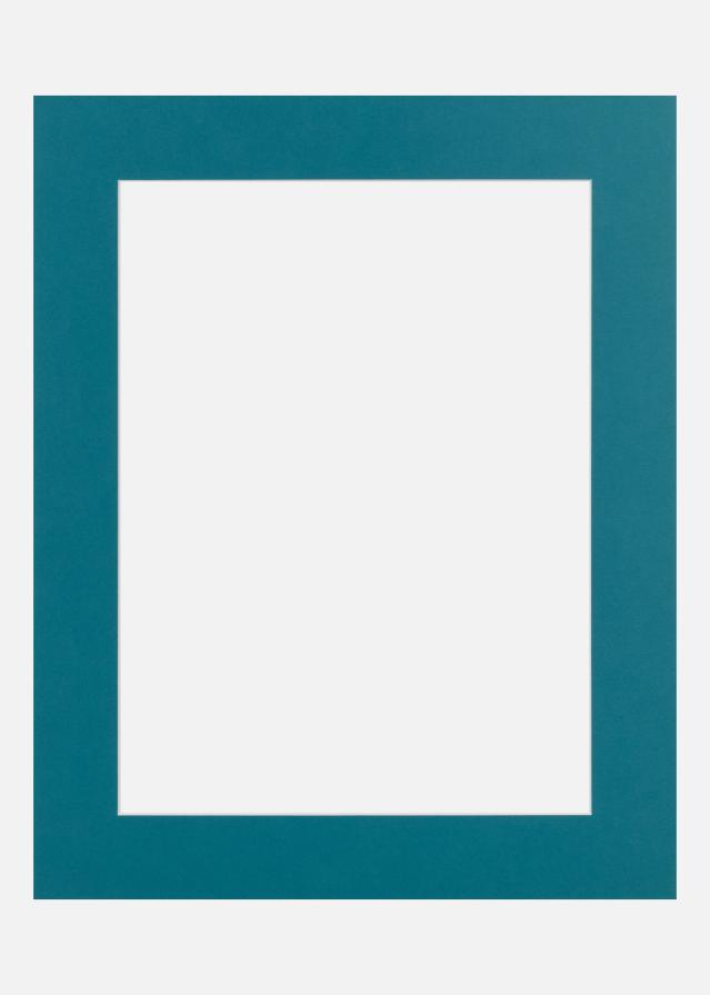 Jämtlands Ramfabrik Mount Aqua Green (White Core) 30x40 cm (20x28,7 - A4)
