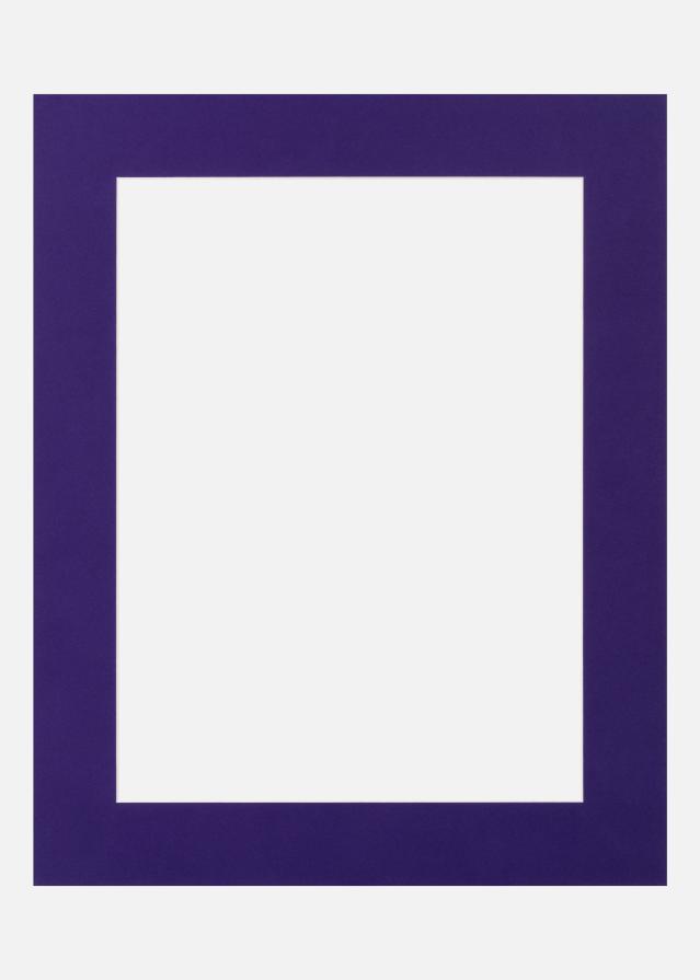 Jämtlands Ramfabrik Mount Dark Purple (White Core) 50x70 cm (39x59)