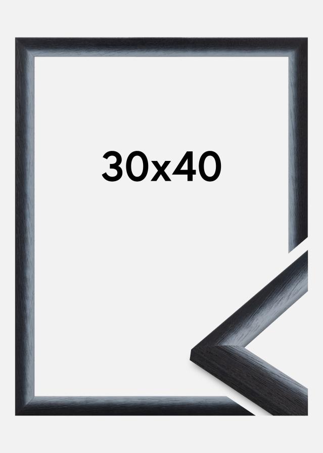 Jämtlands Ramfabrik Frame Cornwall Acrylic Glass Black 30x40 cm