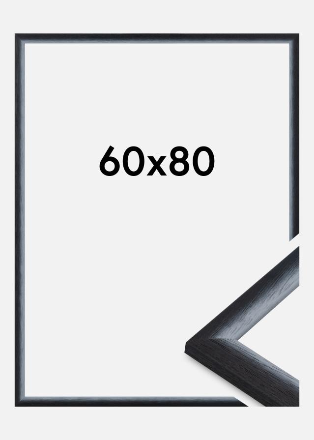 Jämtlands Ramfabrik Frame Cornwall Acrylic Glass Black 60x80 cm