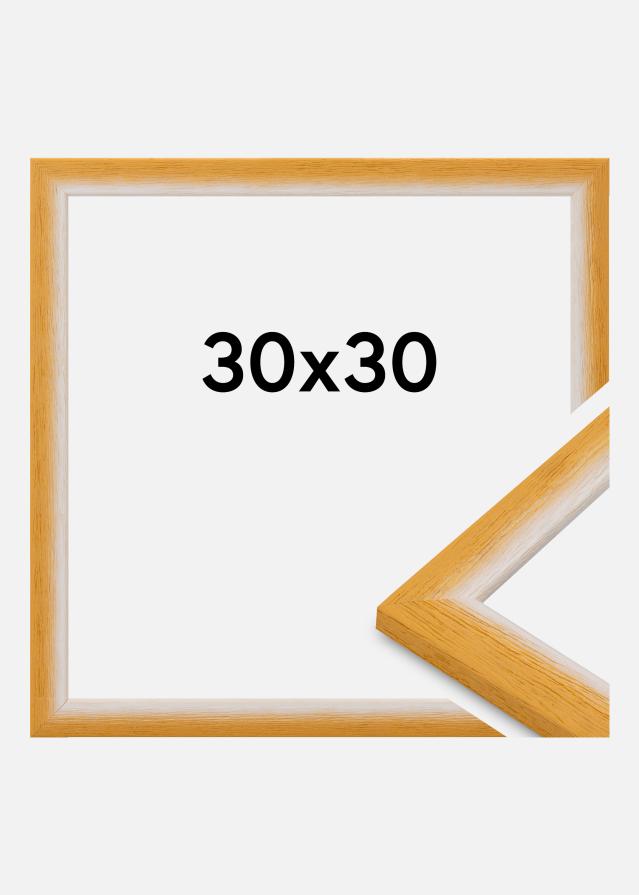 Jämtlands Ramfabrik Frame Cornwall Acrylic Glass Gold 30x30 cm