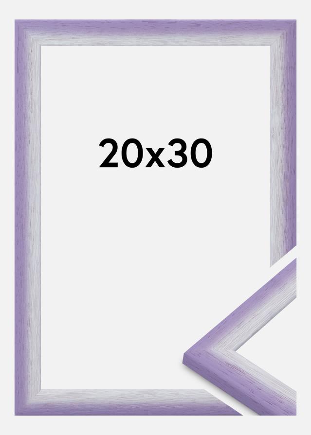 Jämtlands Ramfabrik Frame Cornwall Acrylic Glass Light Purple 20x30 cm