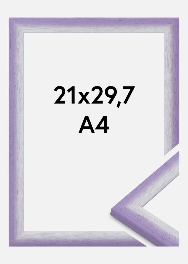 Jämtlands Ramfabrik Frame Cornwall Acrylic Glass Light Purple 21x29.7 cm (A4)