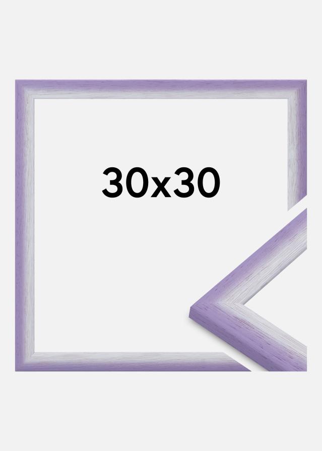 Jämtlands Ramfabrik Frame Cornwall Acrylic Glass Light Purple 30x30 cm