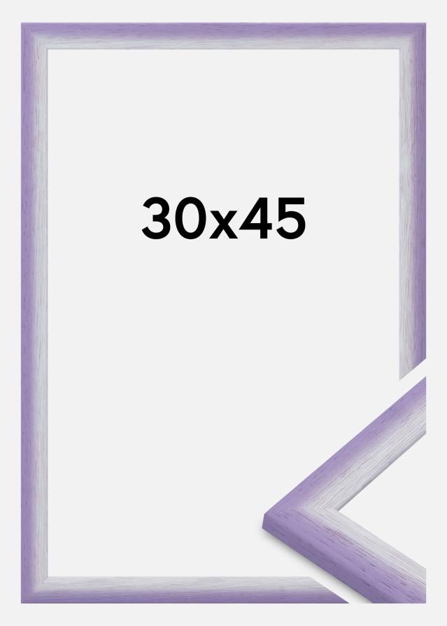 Jämtlands Ramfabrik Frame Cornwall Acrylic Glass Light Purple 30x45 cm