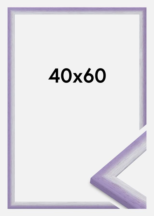 Jämtlands Ramfabrik Frame Cornwall Acrylic Glass Light Purple 40x60 cm