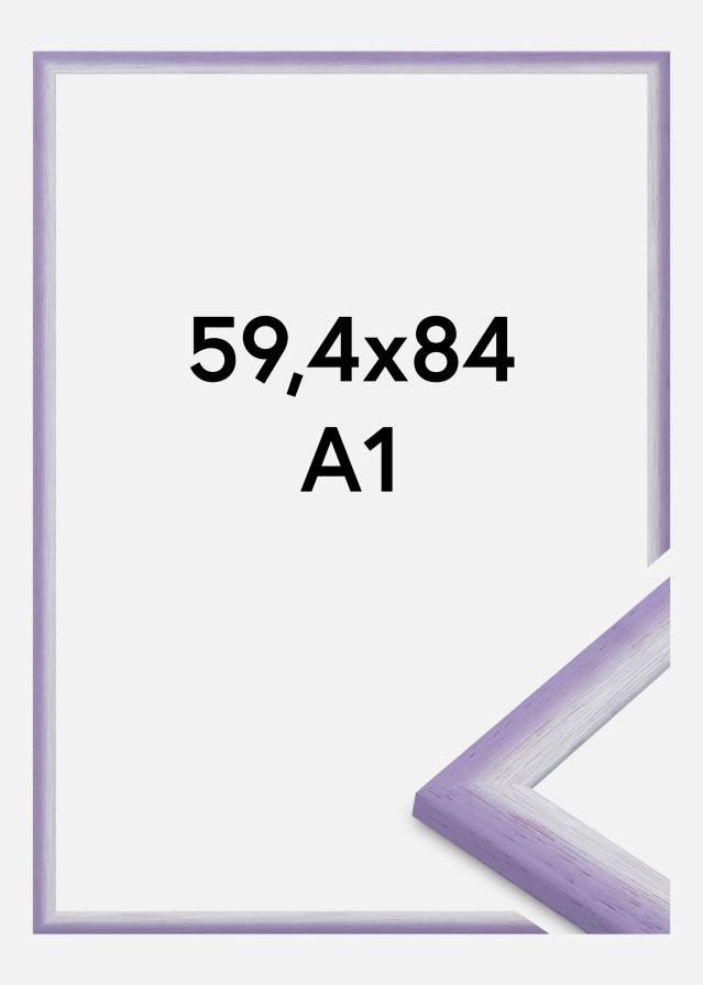 Jämtlands Ramfabrik Frame Cornwall Acrylic Glass Light Purple 59.4x84 cm (A1)