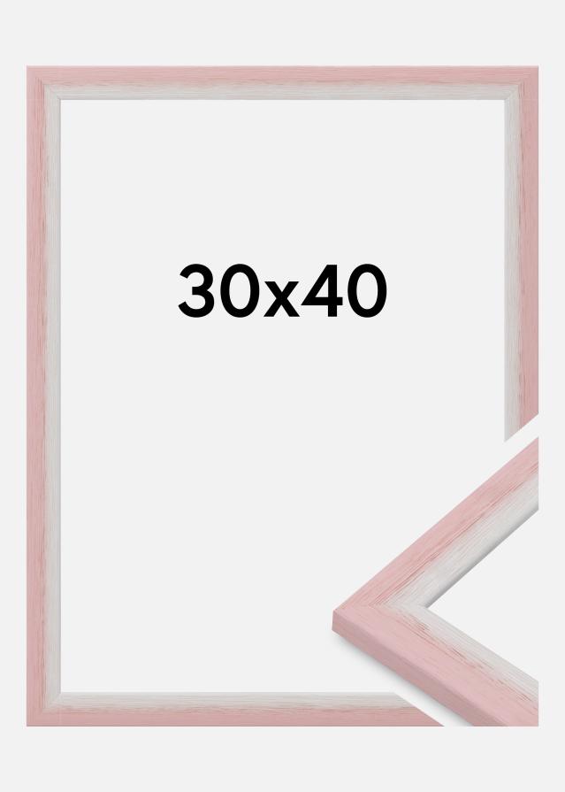 Jämtlands Ramfabrik Frame Cornwall Acrylic Glass Pink 30x40 cm