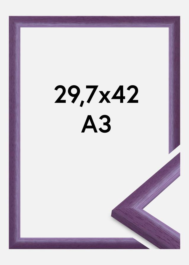 Jämtlands Ramfabrik Frame Cornwall Acrylic Glass Purple 29.7x42 cm (A3)