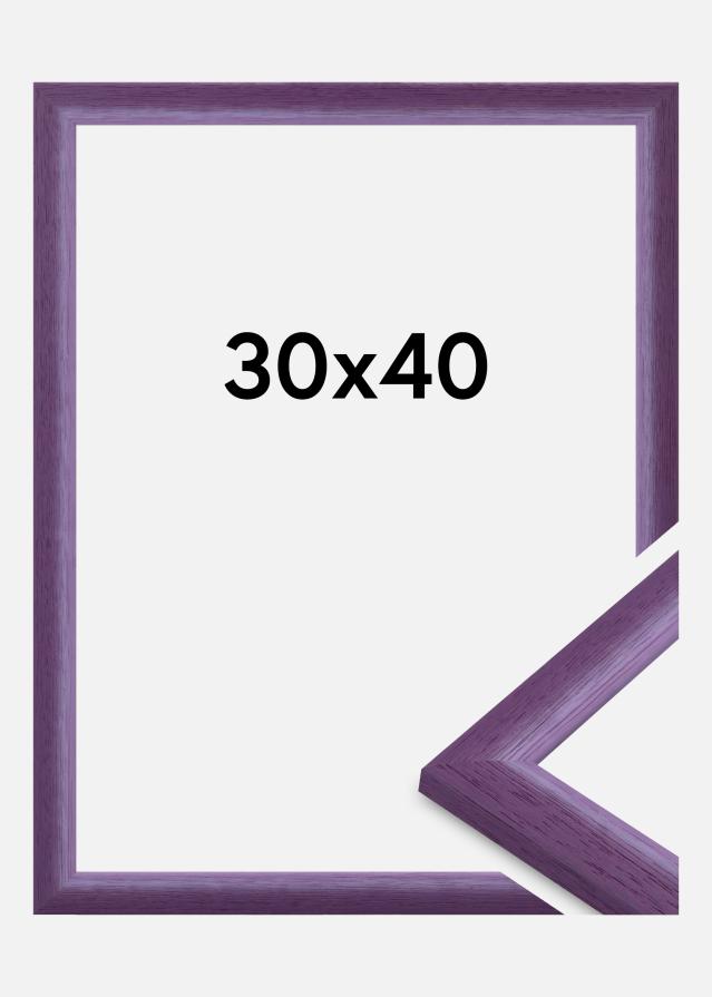 Jämtlands Ramfabrik Frame Cornwall Acrylic Glass Purple 30x40 cm