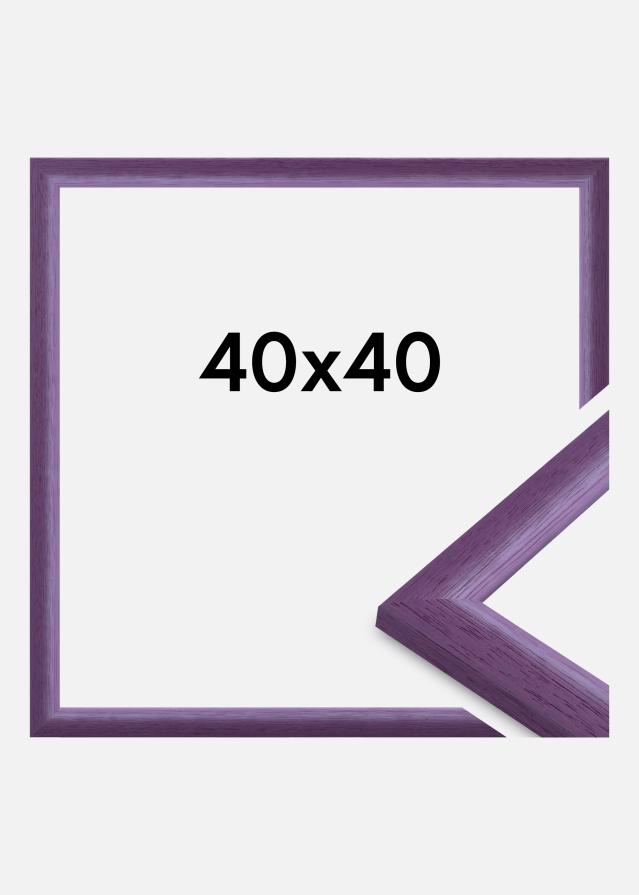 Jämtlands Ramfabrik Frame Cornwall Acrylic Glass Purple 40x40 cm