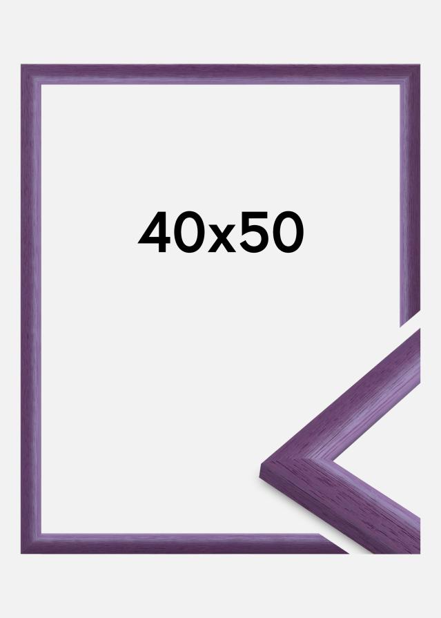 Jämtlands Ramfabrik Frame Cornwall Acrylic Glass Purple 40x50 cm