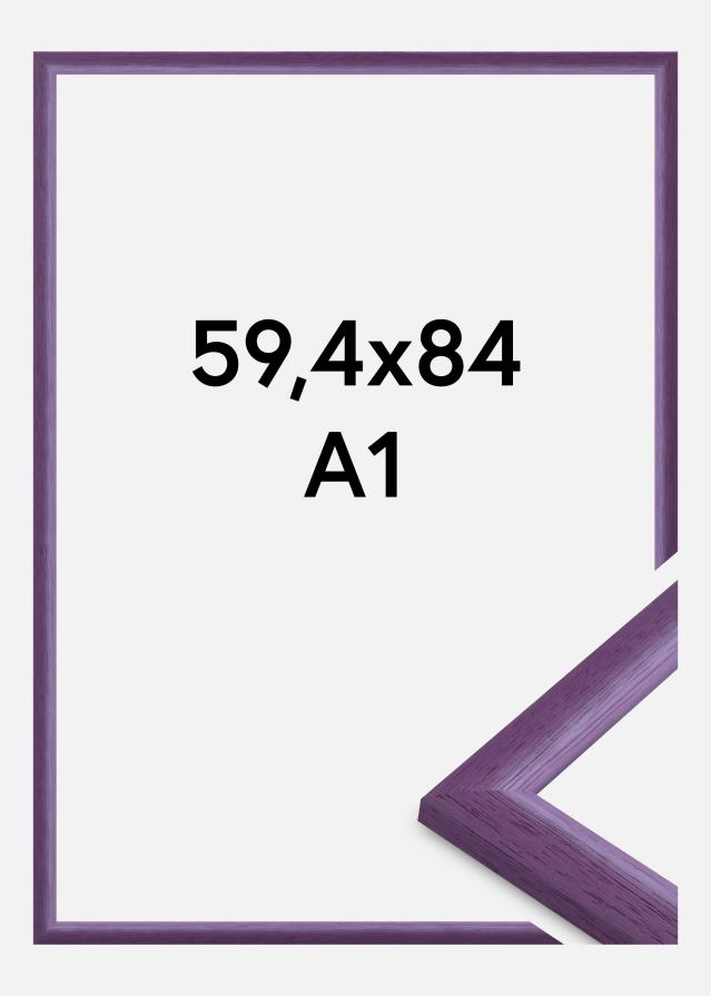 Jämtlands Ramfabrik Frame Cornwall Acrylic Glass Purple 59.4x84 cm (A1)