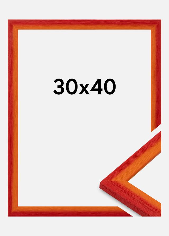 Jämtlands Ramfabrik Frame Cornwall Acrylic Glass Red 30x40 cm