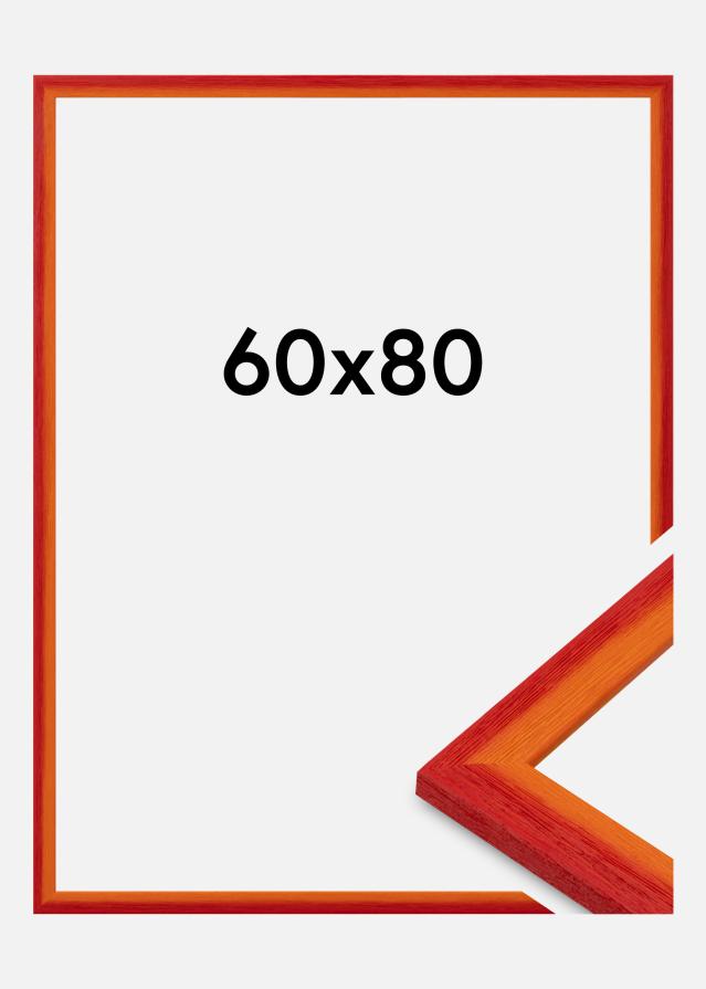 Jämtlands Ramfabrik Frame Cornwall Acrylic Glass Red 60x80 cm