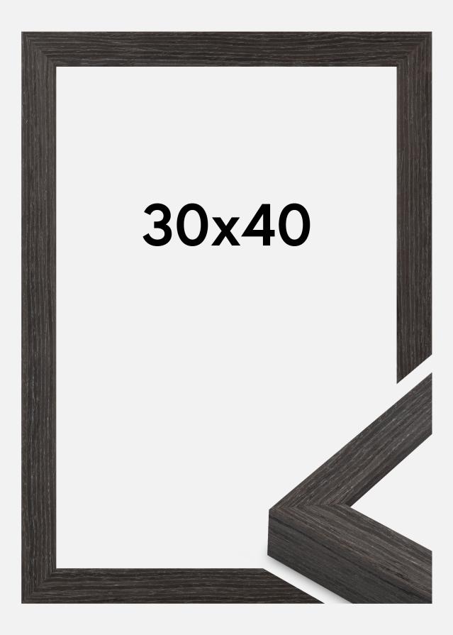 Jämtlands Ramfabrik Frame Cotswold Acrylic Glass Grey 30x40 cm