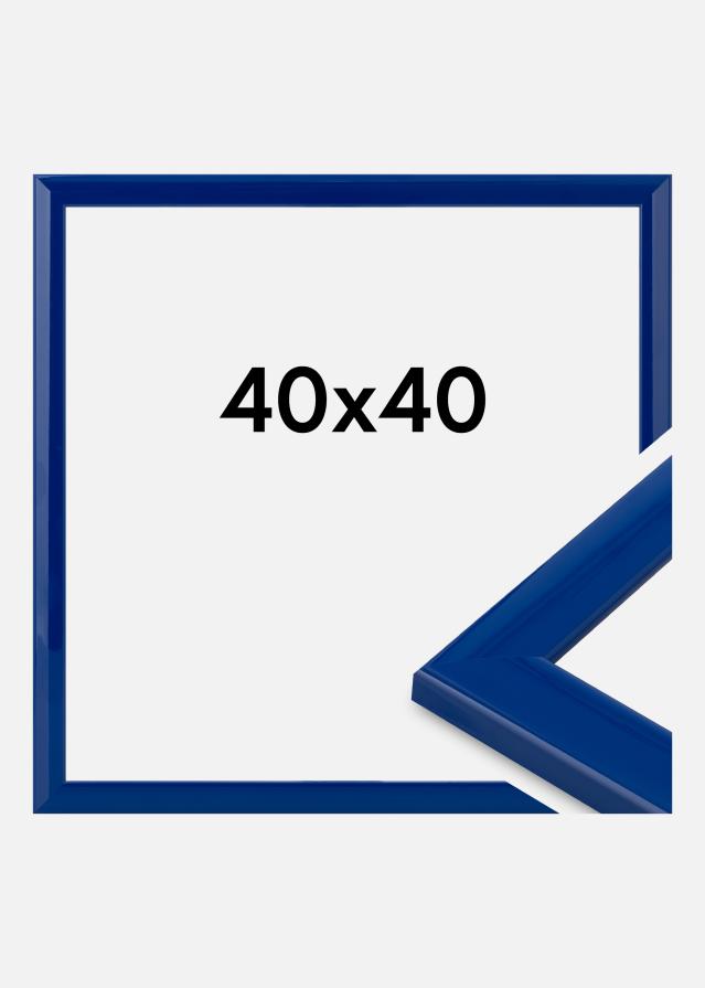 Jämtlands Ramfabrik Frame Dorset Acrylic Glass Dark Blue 40x40 cm