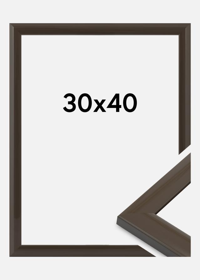 Jämtlands Ramfabrik Frame Dorset Acrylic Glass Dark Grey 30x40 cm