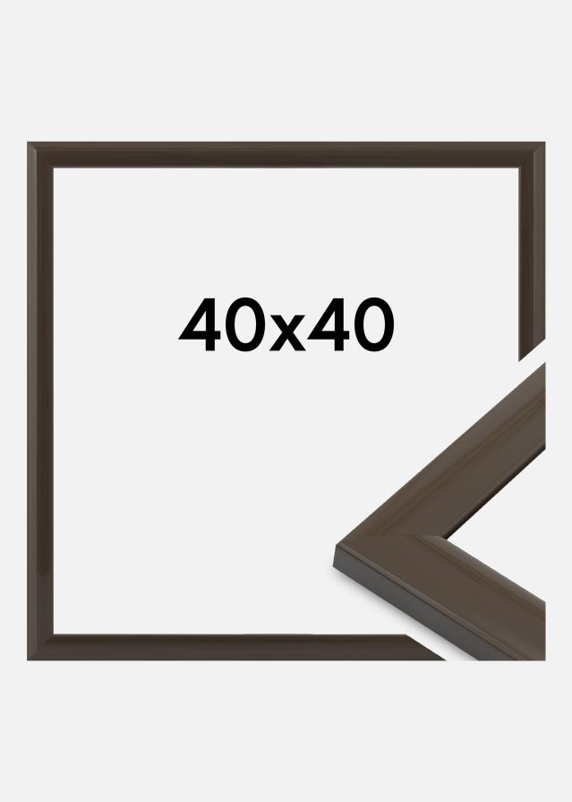 Jämtlands Ramfabrik Frame Dorset Acrylic Glass Dark Grey 40x40 cm