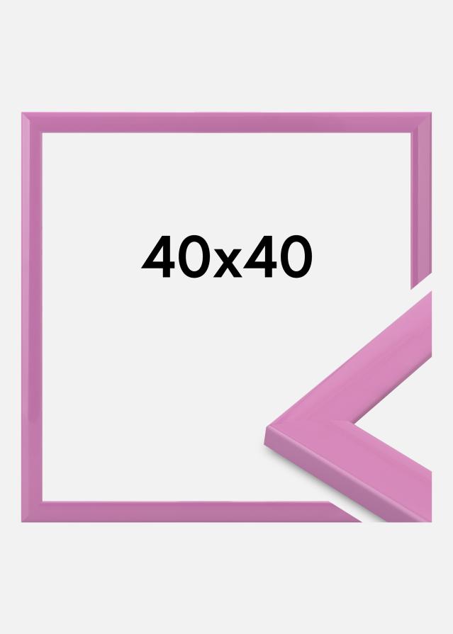 Jämtlands Ramfabrik Frame Dorset Acrylic Glass Pink 40x40 cm