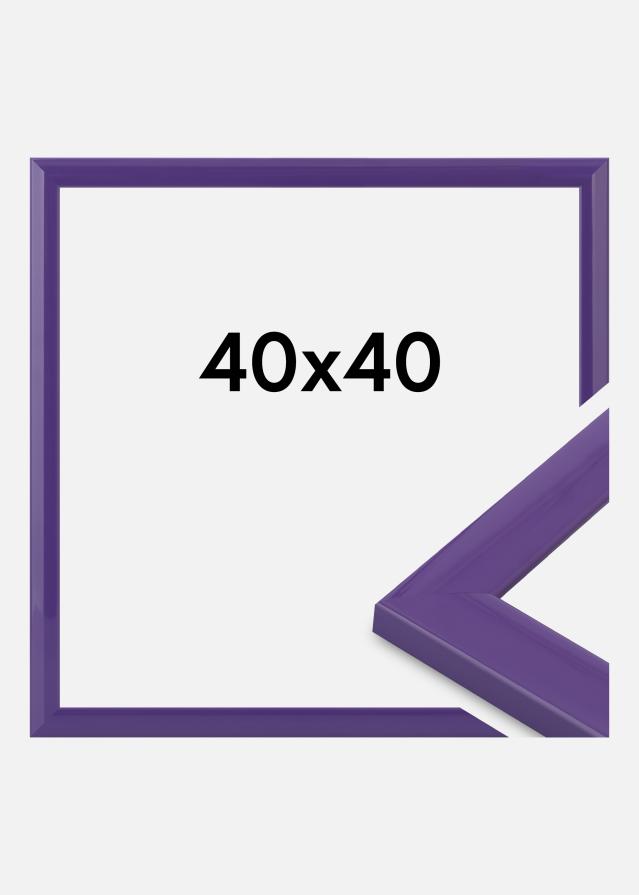 Jämtlands Ramfabrik Frame Dorset Acrylic Glass Purple 40x40 cm