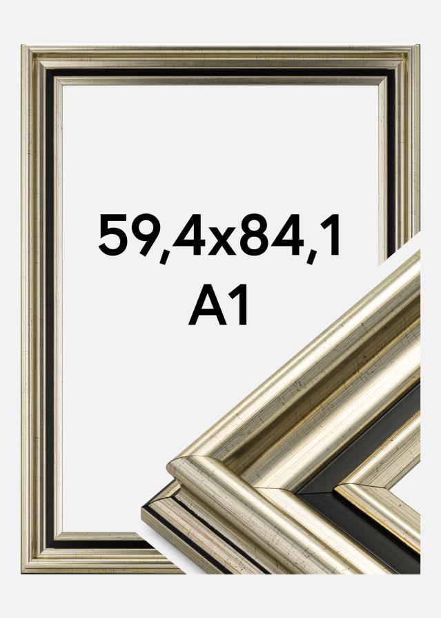 Ramverkstad Frame Gysinge Premium Silver 59,4x84,1 cm (A1)