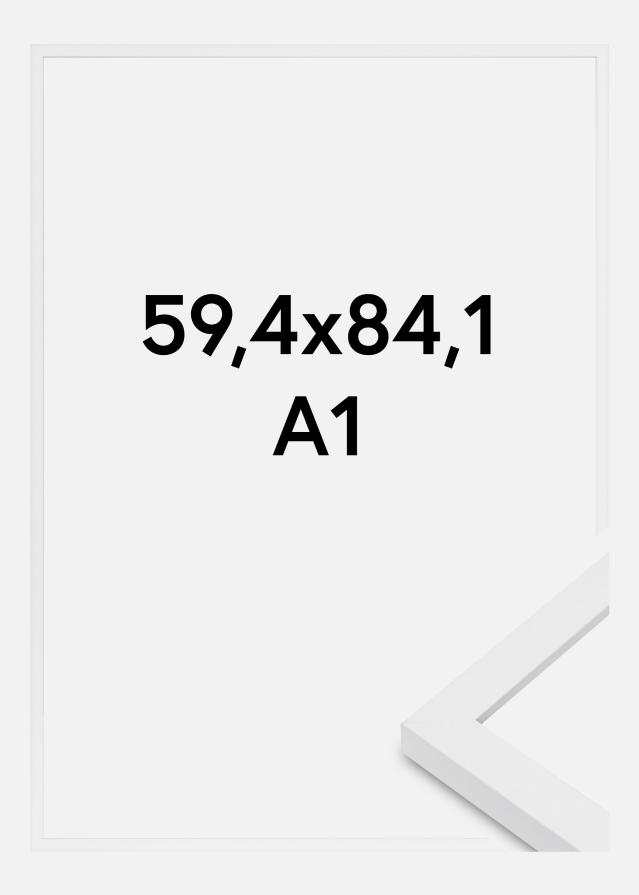 BGA Frame Modern Acrylic Glass White 59.4x84 cm (A1)