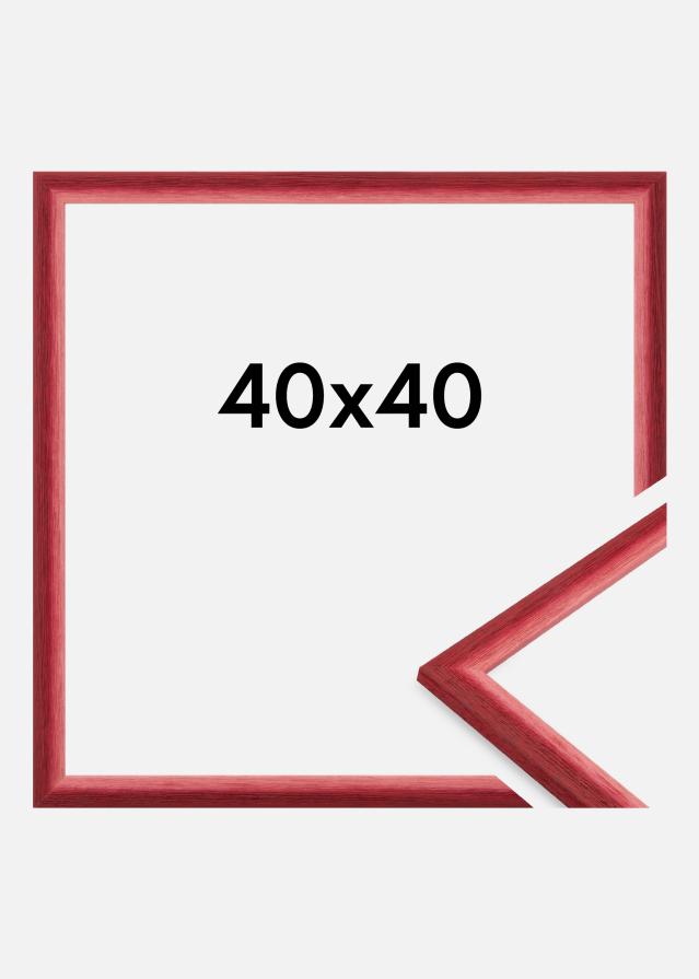 Jämtlands Ramfabrik Frame Cornwall Acrylic Glass Dark Red 40x40 cm
