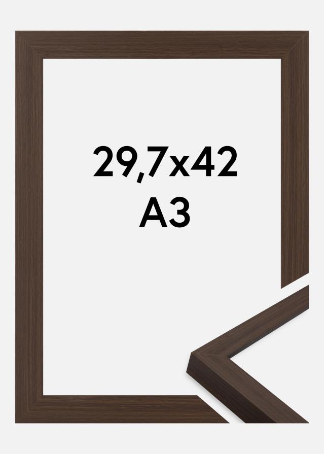 Jämtlands Ramfabrik Frame Wells Acrylic Glass Brown 29.7x42 cm (A3)