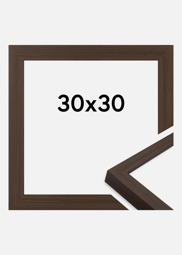 Jämtlands Ramfabrik Frame Wells Acrylic Glass Brown 30x30 cm