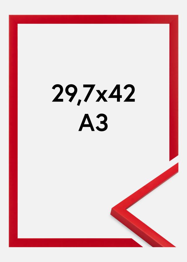 Jämtlands Ramfabrik Frame Kent Acrylic Glass Red 29.7x42 cm (A3)