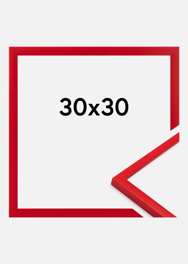 Jämtlands Ramfabrik Frame Kent Acrylic Glass Red 30x30 cm