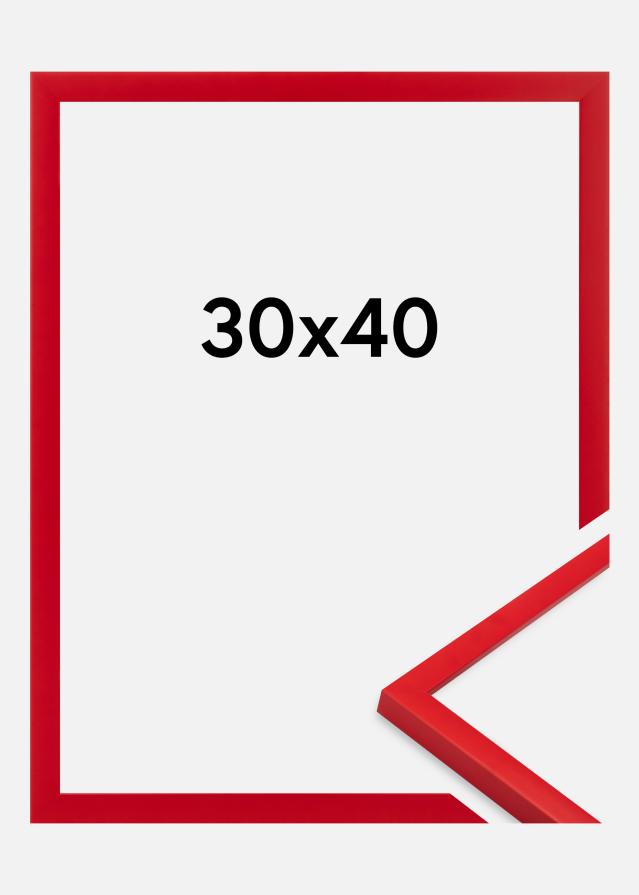 Jämtlands Ramfabrik Frame Kent Acrylic Glass Red 30x40 cm