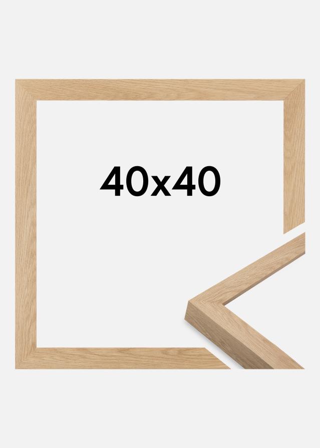 Jämtlands Ramfabrik Frame Wells Acrylic Glass Oak 40x40 cm