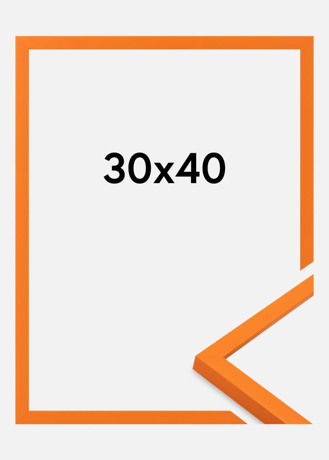 Jämtlands Ramfabrik Frame Kent Acrylic Glass Orange 30x40 cm