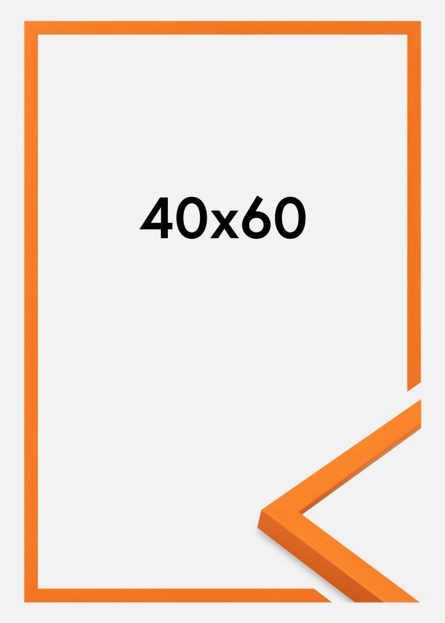 Jämtlands Ramfabrik Frame Kent Acrylic Glass Orange 40x60 cm