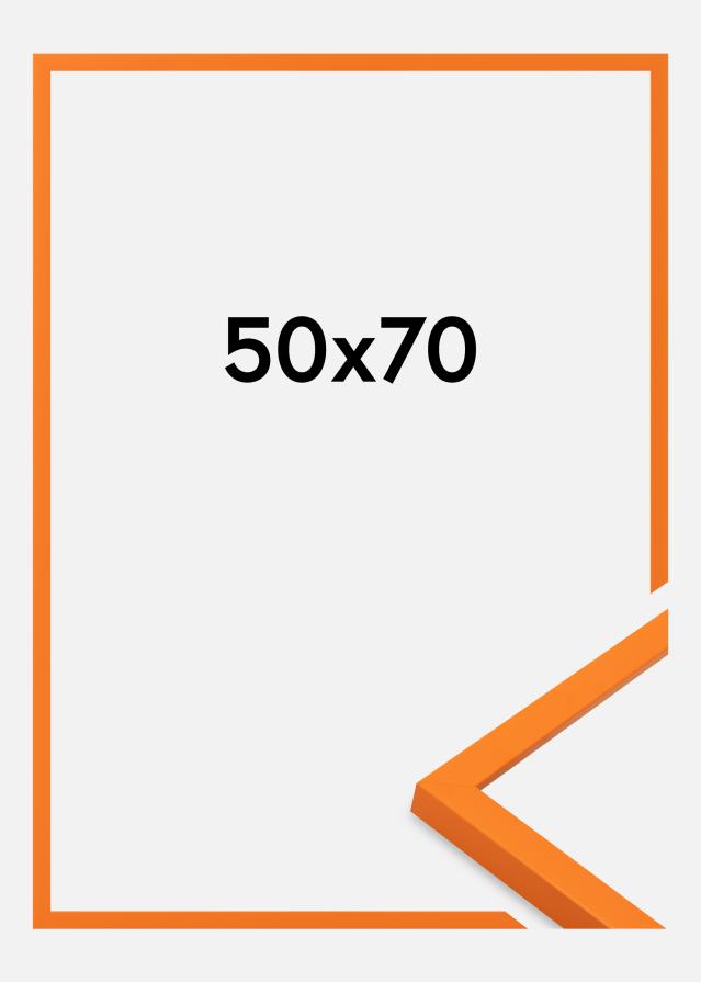 Jämtlands Ramfabrik Frame Kent Acrylic Glass Orange 50x70 cm