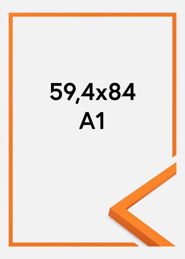 Jämtlands Ramfabrik Frame Kent Acrylic Glass Orange 59.4x84 cm (A1)