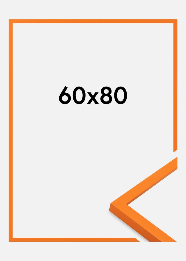 Jämtlands Ramfabrik Frame Kent Acrylic Glass Orange 60x80 cm