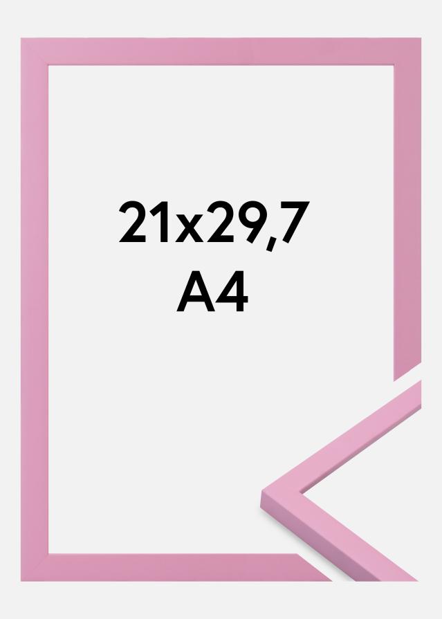 Jämtlands Ramfabrik Frame Kent Acrylic Glass Pink 21x29.7 cm (A4)